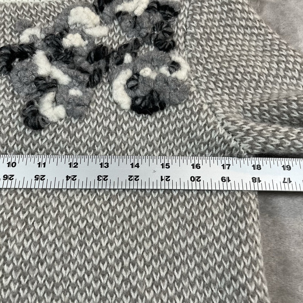 Appleseeds Mohair Wool Sweater Women Pet SM Knitted vintage Grandma Cottage Core - Picture 2 of 7